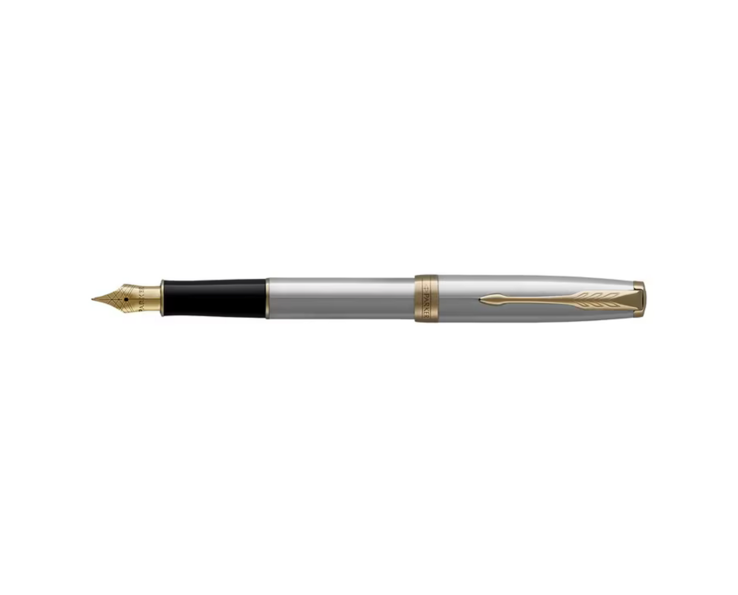 Parker Sonnet Fountain Pen - Stainless Steel Gold Trim