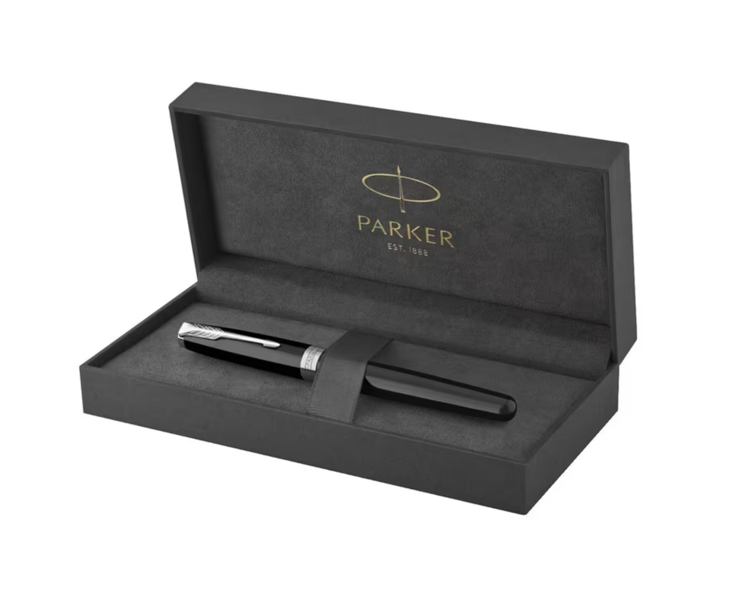 Parker Sonnet Fountain Pen - Brass Black Lacquer Palladium Trim